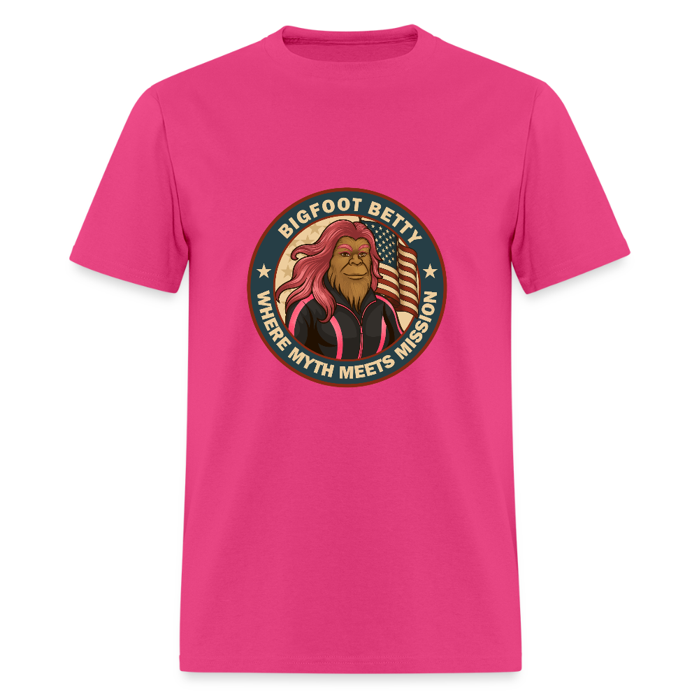 BFB July 4 - Badge Unisex Classic T-Shirt - fuchsia