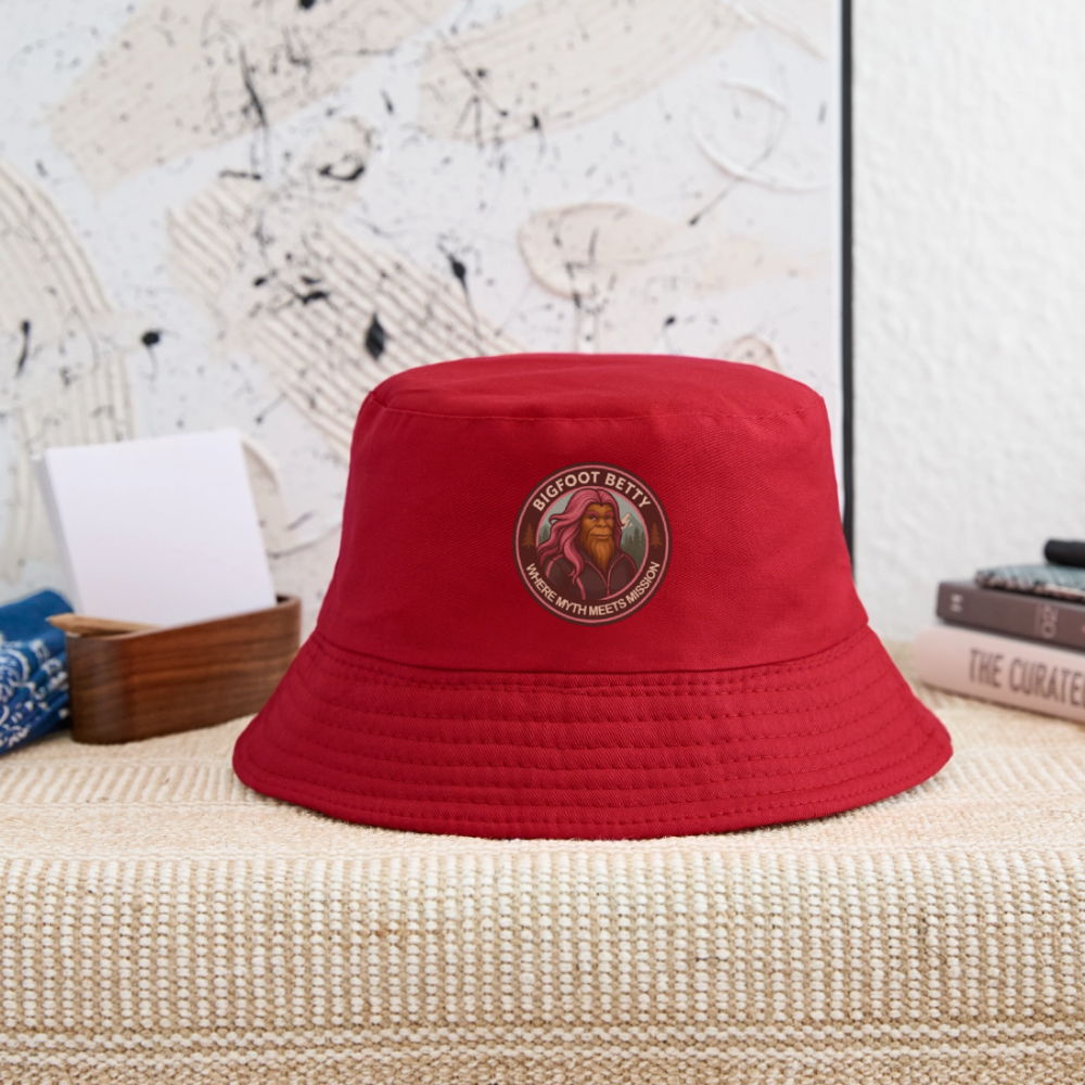 Kid's Bucket Hat - Where Myth Meets Mission (RETRO) - red