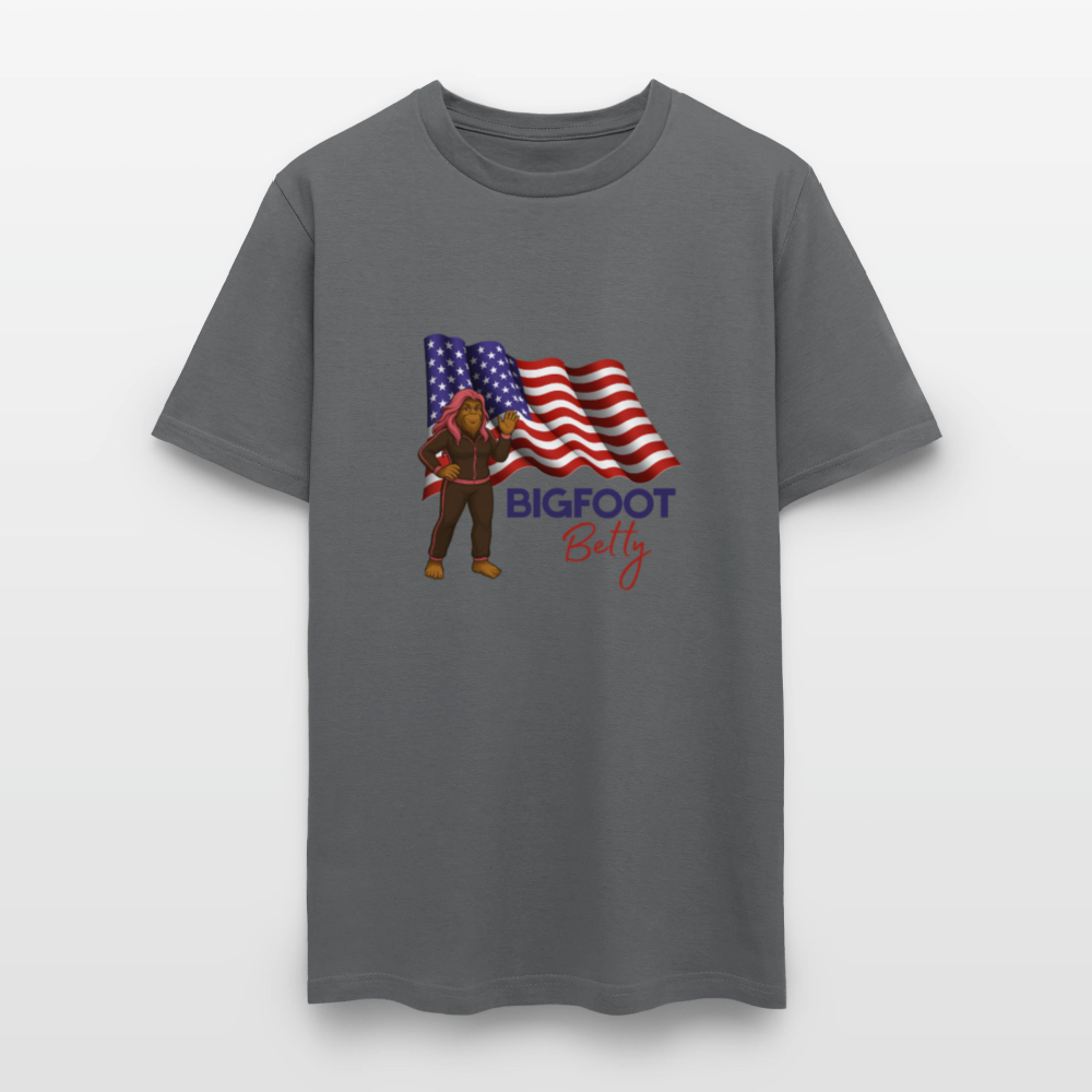BFB July 4 -Waving Flag Unisex Classic T-Shirt - charcoal