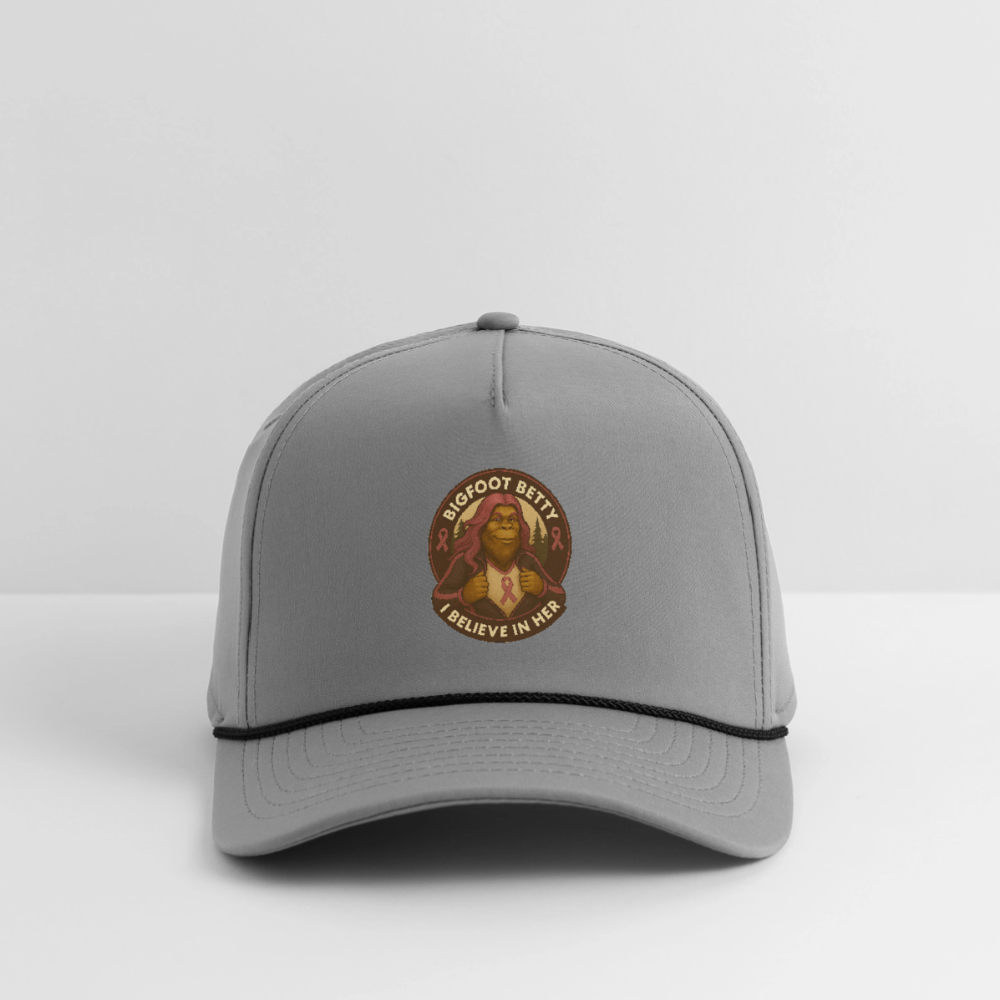 Rope Cap - I Believe In Her (RETRO) - gray/black