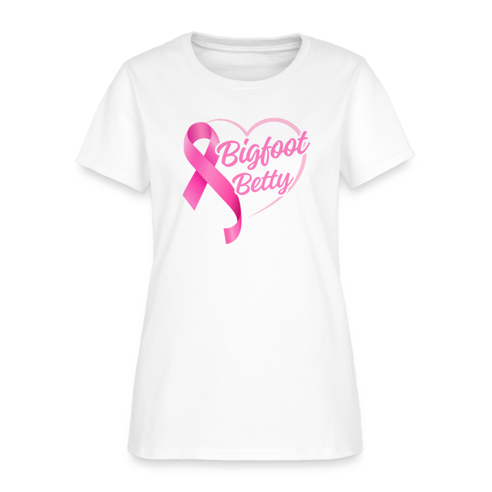 Women's T-Shirt - BFB Pink Ribbon - white