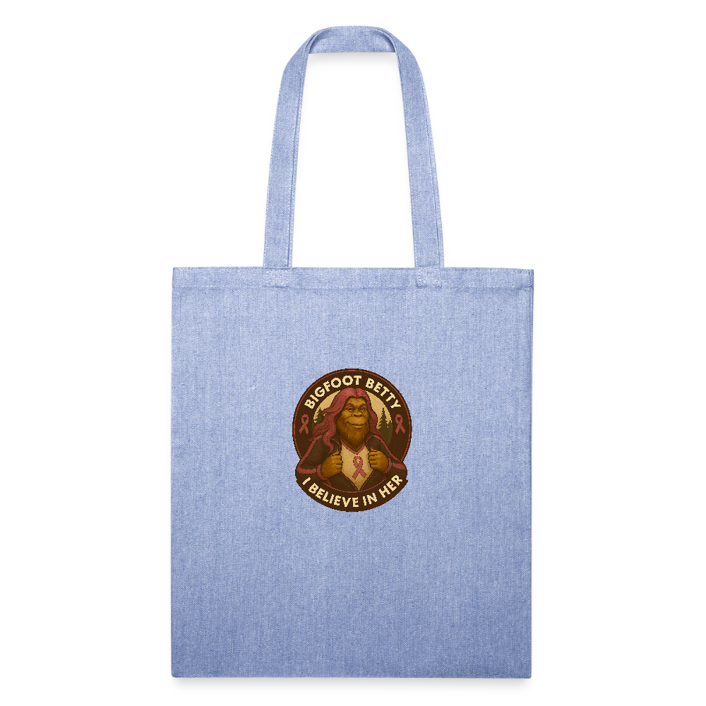 Recycled Tote Bag - I Believe In Her (RETRO) - light Denim