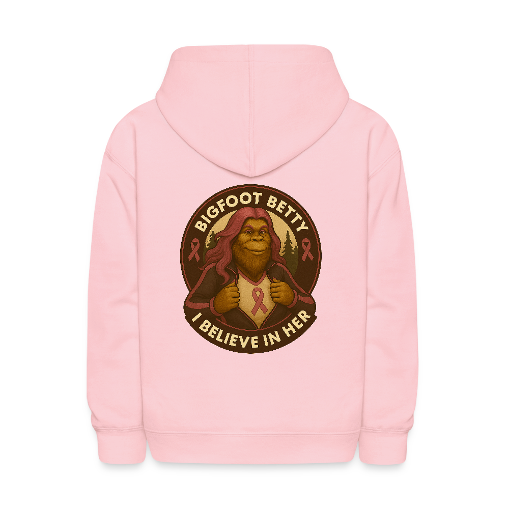 Kids' Hoodie - I Believe In Her (F/B) (RETRO) - pink
