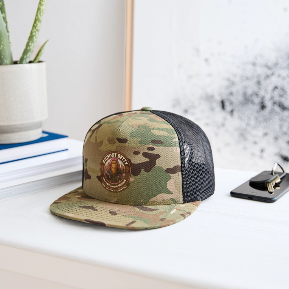Trucker Hat - Hope in Every Footprint (RETRO) - MultiCam\black