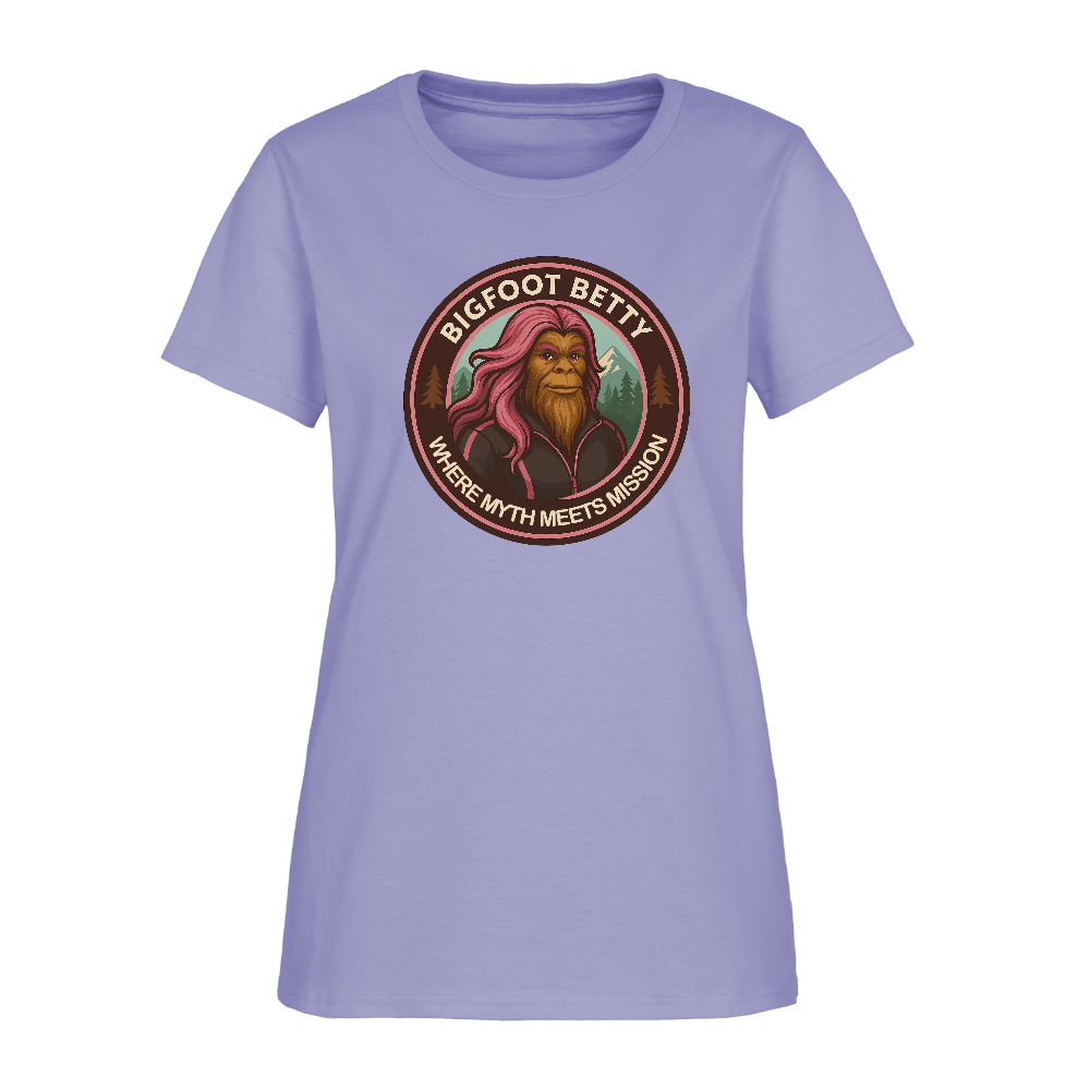 Women's T-Shirt - Where Myth Meets Mission (RETRO) - lavender