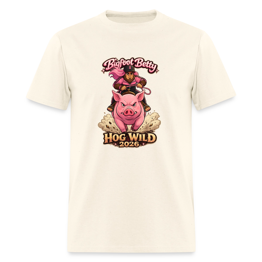 Unisex Classic T-Shirt - BFB Hog Wild - HOG - sweet cream heather