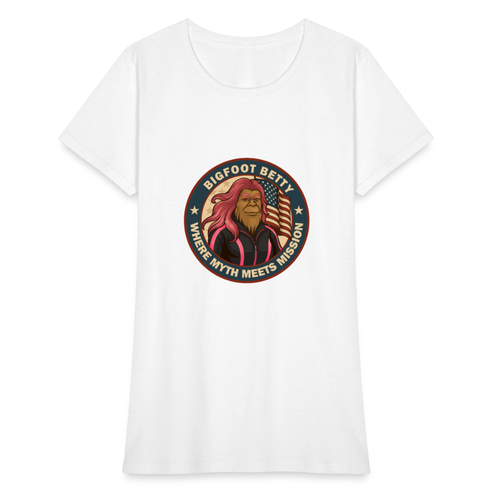 BFB July 4 - Badge Women's T-Shirt - white