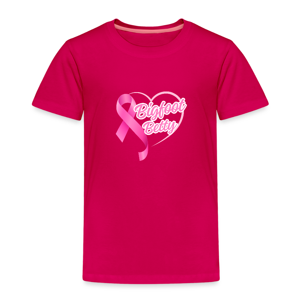 Toddler Premium T-Shirt - BFB Pink Ribbon - dark pink