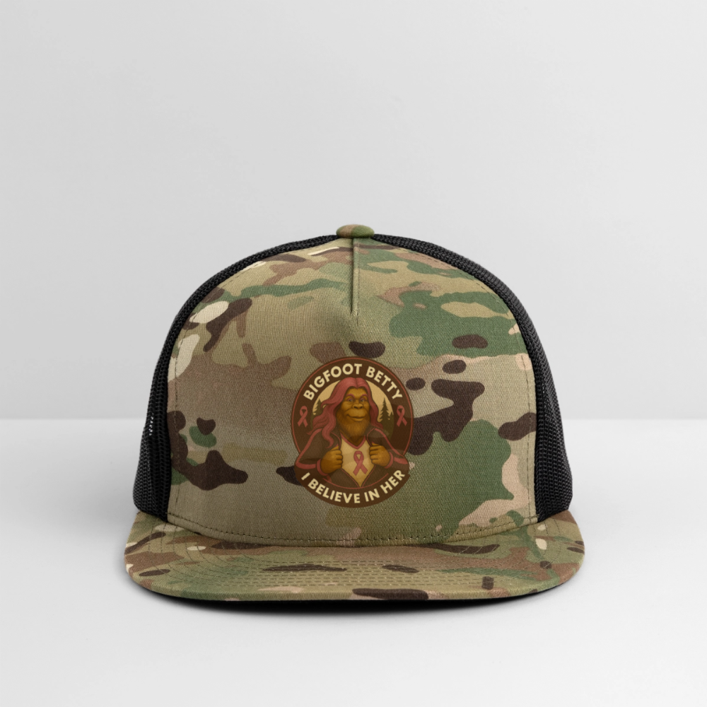 Trucker Hat - I Believe In Her (RETRO) - MultiCam\black