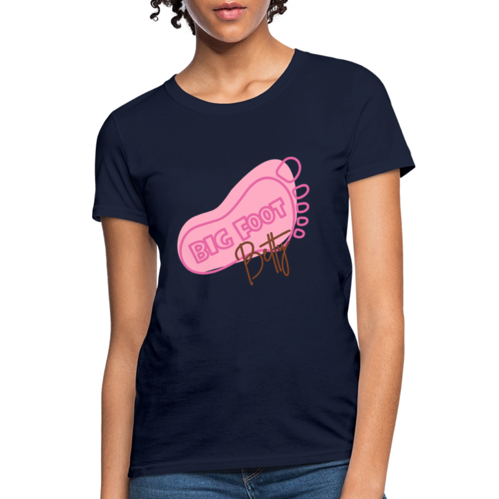 Women's T-Shirt - BFB FootPrint - navy