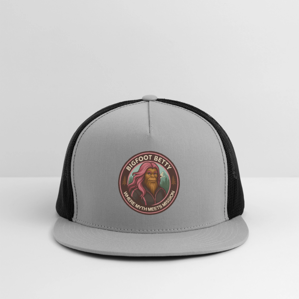 Trucker Hat - Where Myth Meets Mission (RETRO) - gray/black