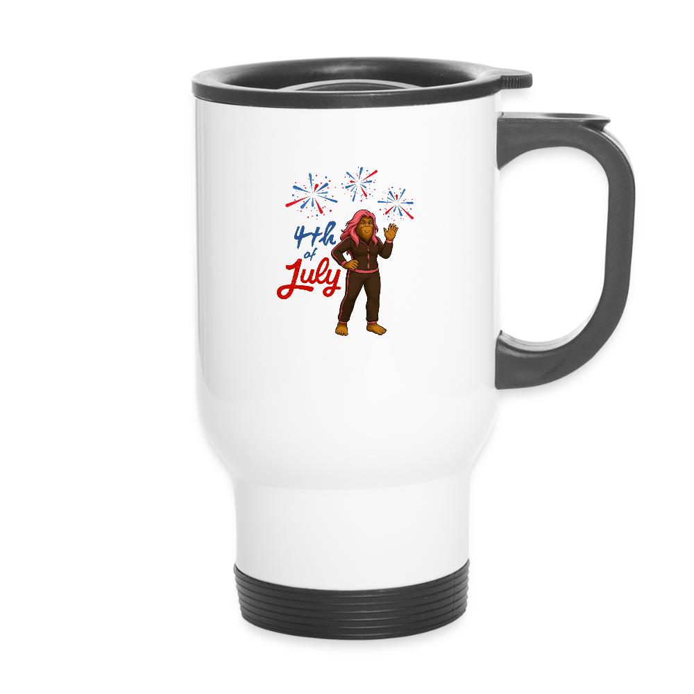 BFB July 4 - Fireworks Travel Mug - white