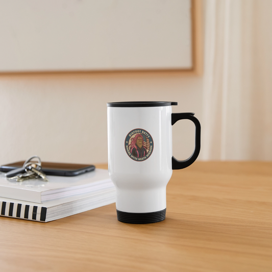 BFB July 4 - Badge Travel Mug - white