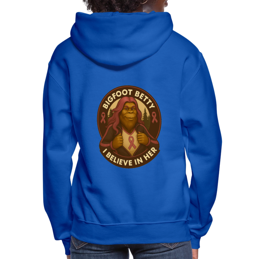 Women's Hoodie - I Believe In Her (RETRO) - royal blue