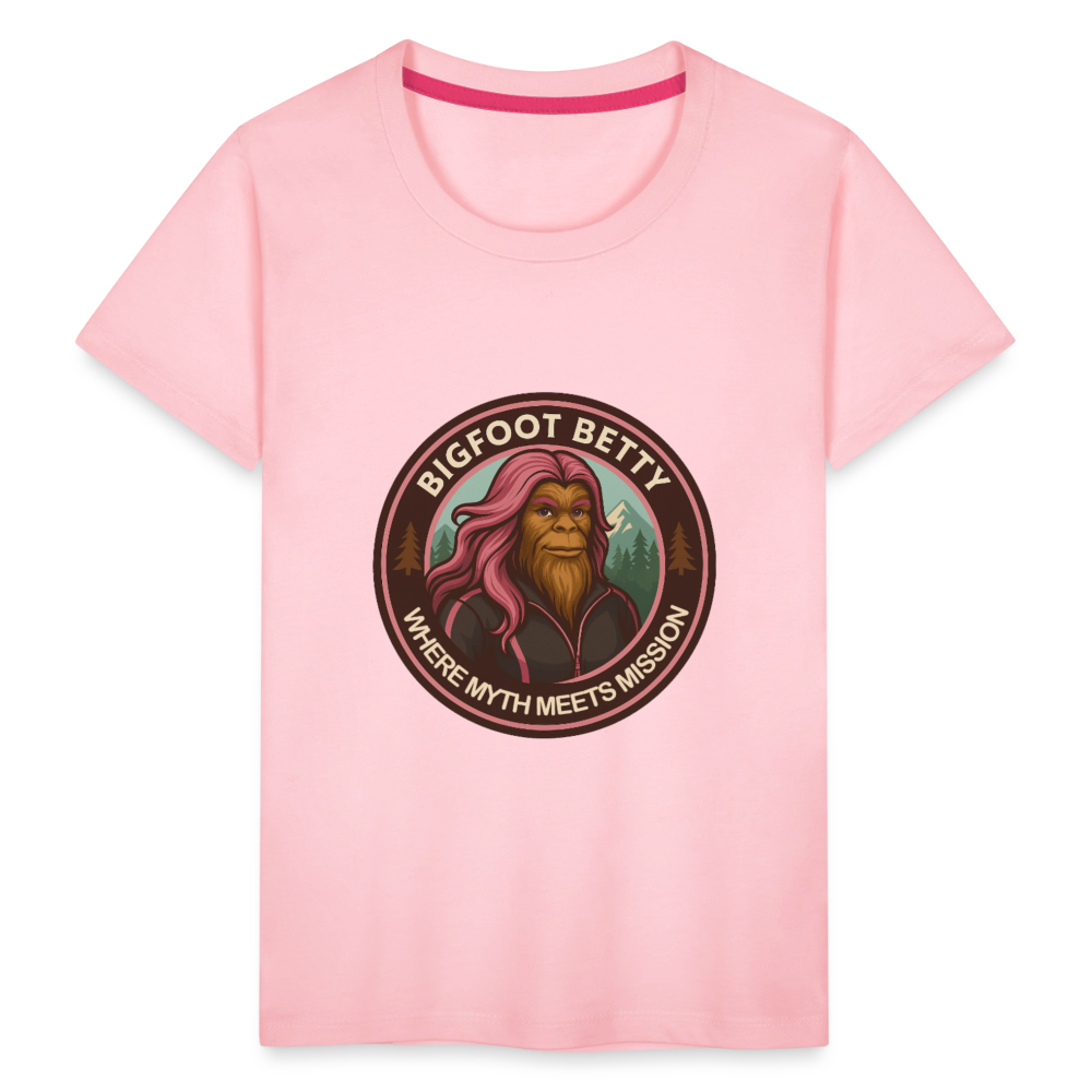 Toddler Premium T-Shirt - Where Myth Meets Mission (RETRO) - pink