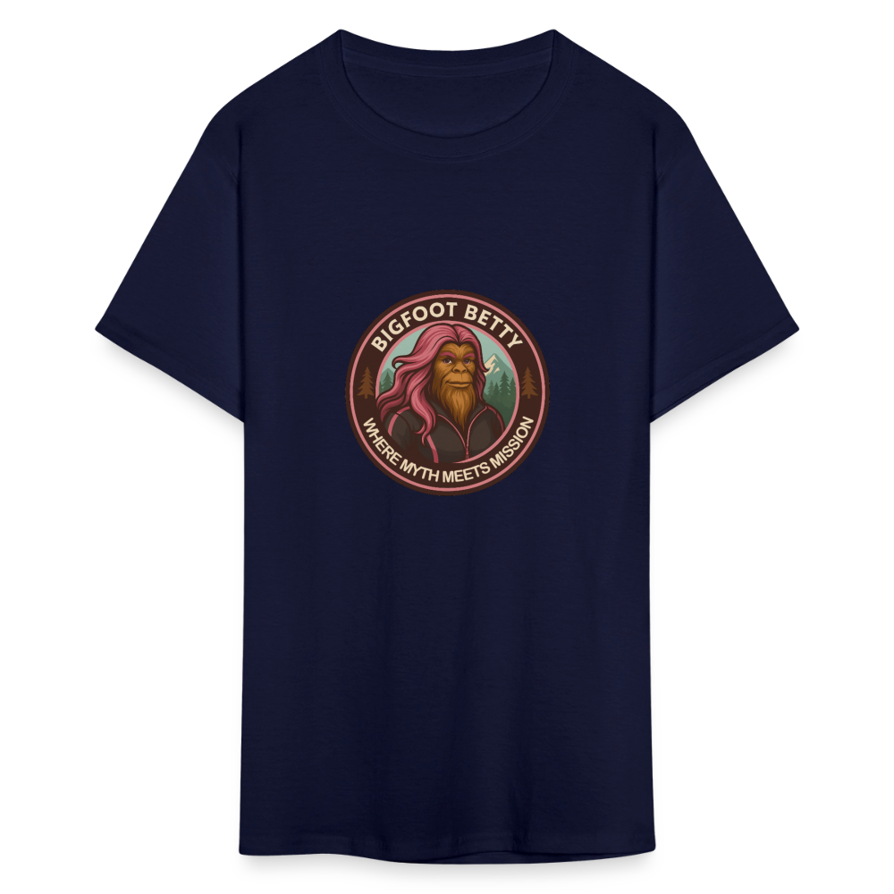 Unisex Classic T-Shirt - Where Myth Meets Mission (RETRO) - navy