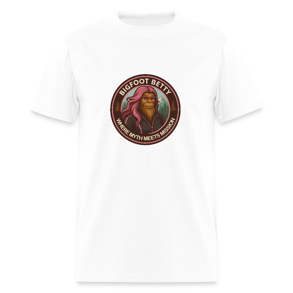 Unisex Classic T-Shirt - Where Myth Meets Mission (RETRO) - white