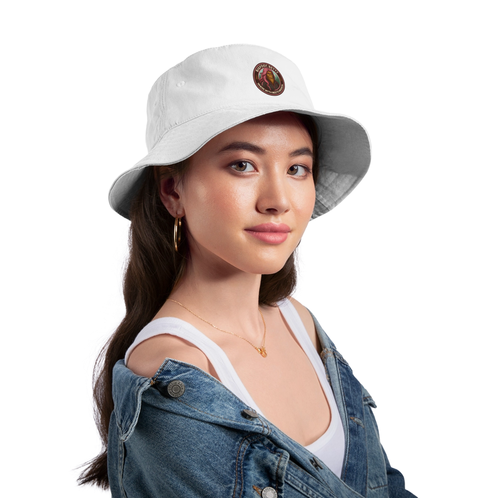 Bucket Hat - Where Myth Meets Mission (RETRO) - white