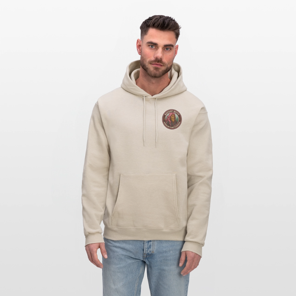 Men's Hoodie - Where Myth Meets Mission (F/B) (RETRO) - Sand
