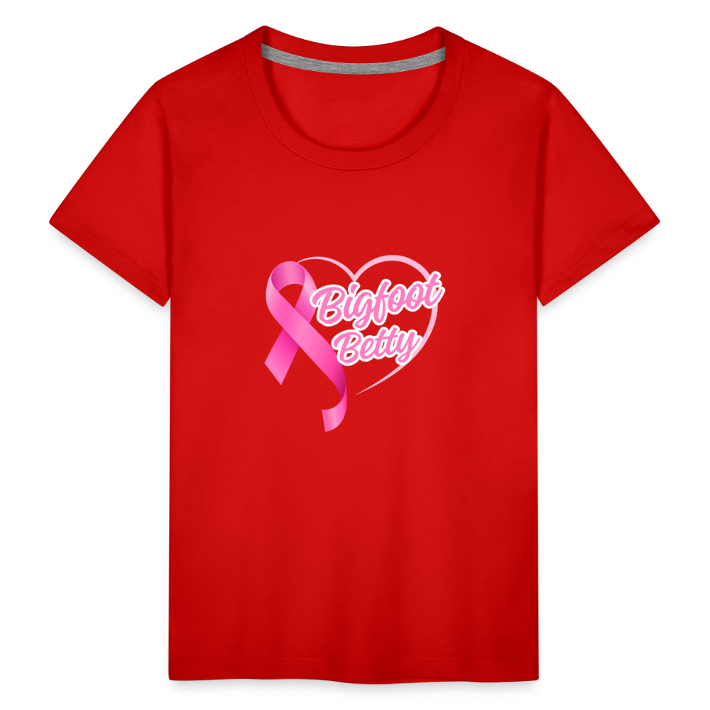 Toddler Premium T-Shirt - BFB Pink Ribbon - red