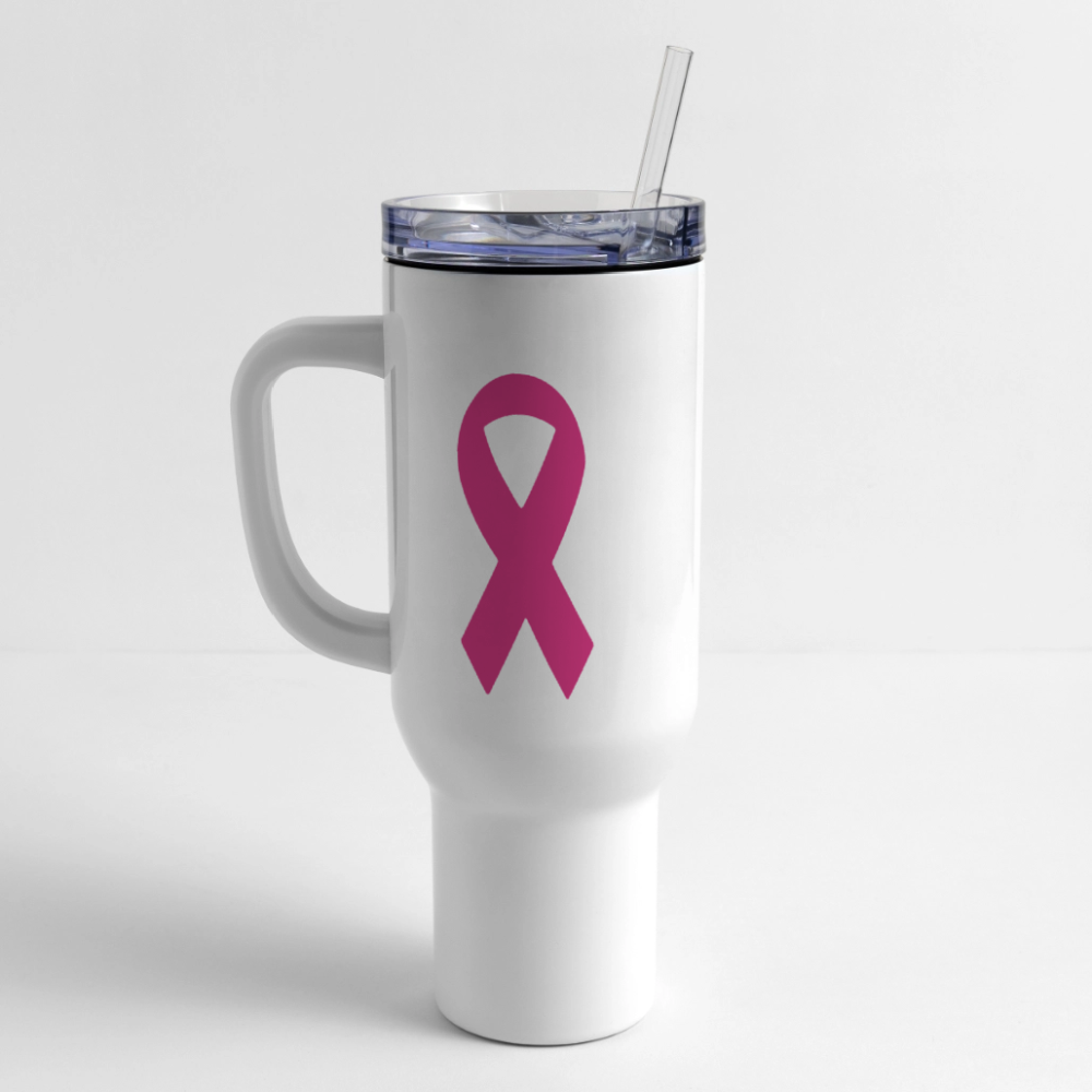 BFB July 4 - Fireworks 40 oz Travel Tumbler - white