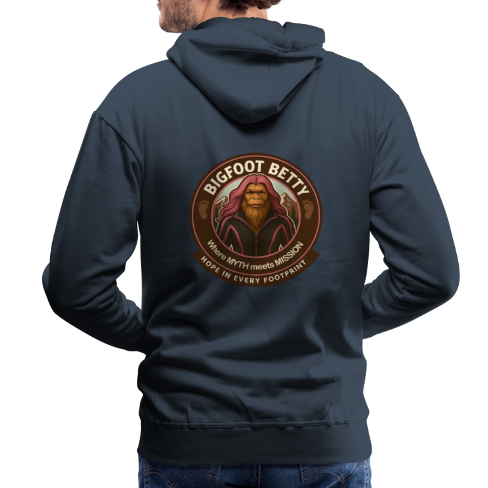 Men’s Premium Hoodie - I Believe In Her (F/B) (RETRO) - navy