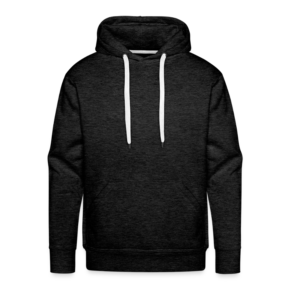 Men’s Premium Hoodie - Where Myth Meets Mission (RETRO) - charcoal grey