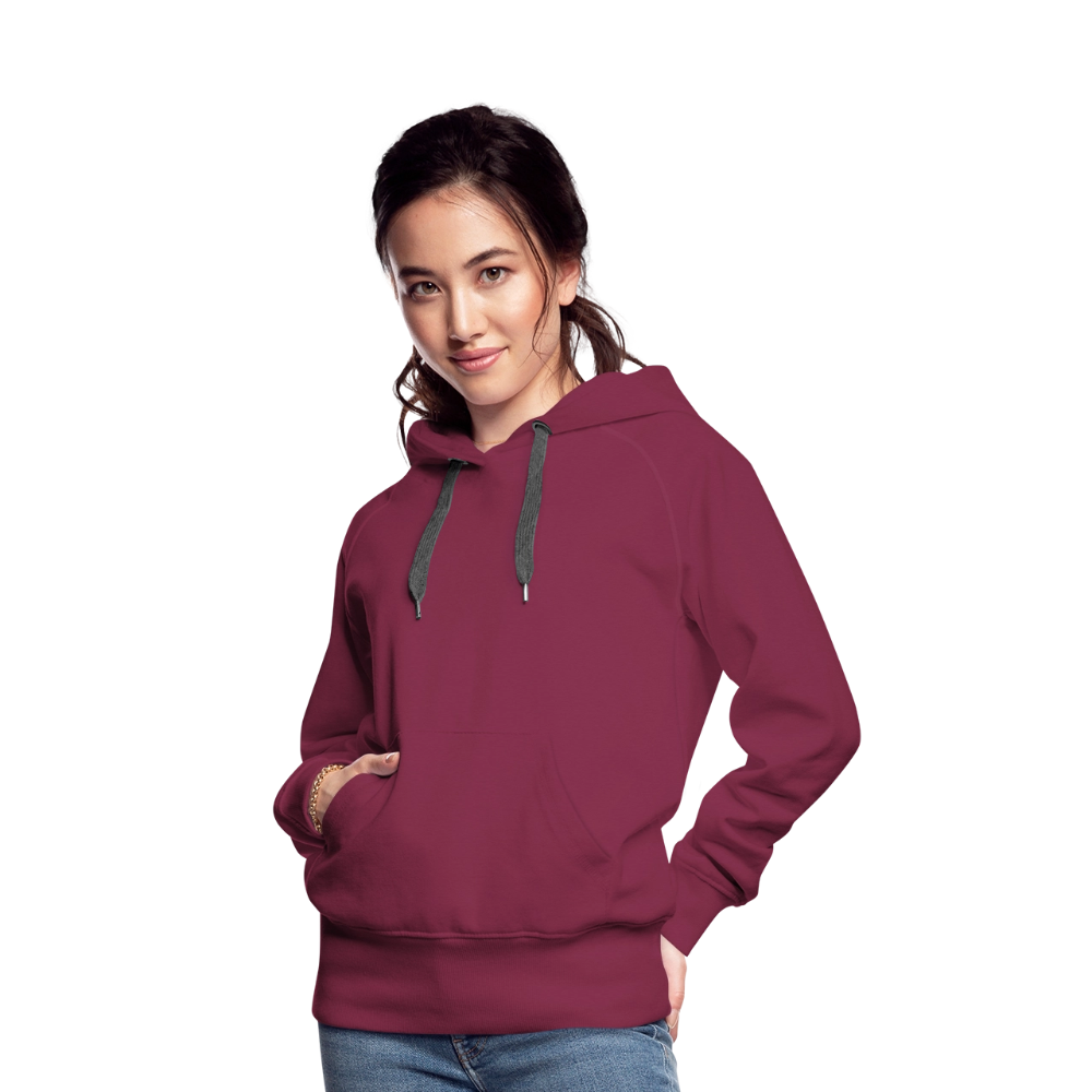 Women’s Premium Hoodie - I Believe In Her (RETRO) - burgundy
