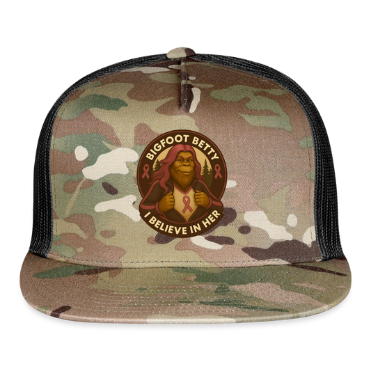 Trucker Hat - I Believe In Her (RETRO) - MultiCam\black