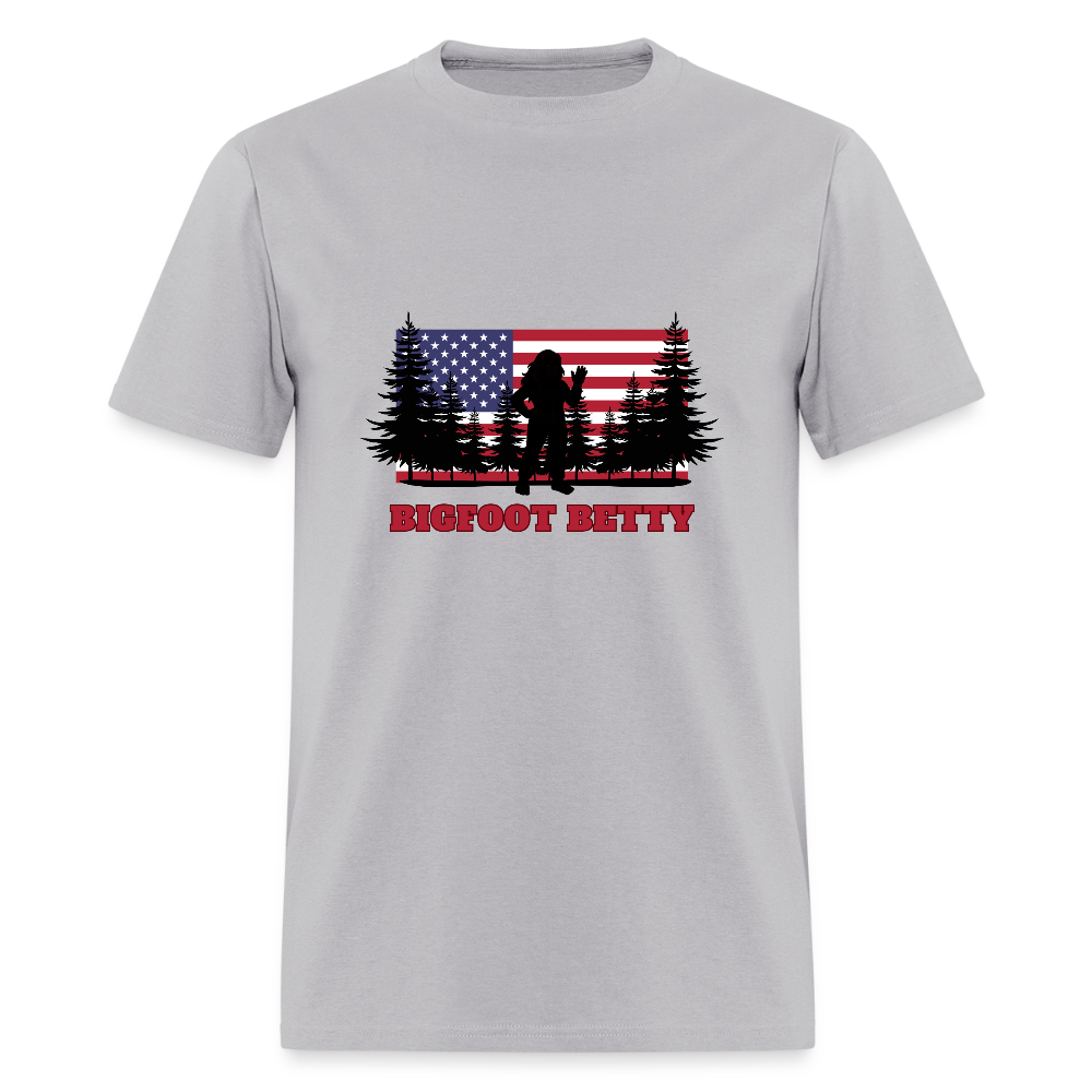 BFB July 4 - Forest Flag Unisex Classic T-Shirt - gravel 