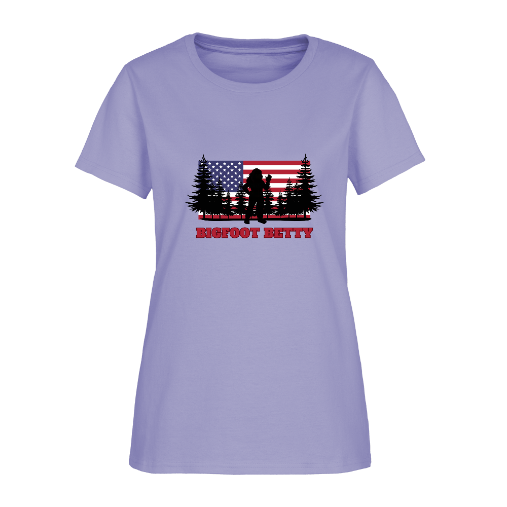 BFB July 4 - Forest Flag Women's T-Shirt - lavender