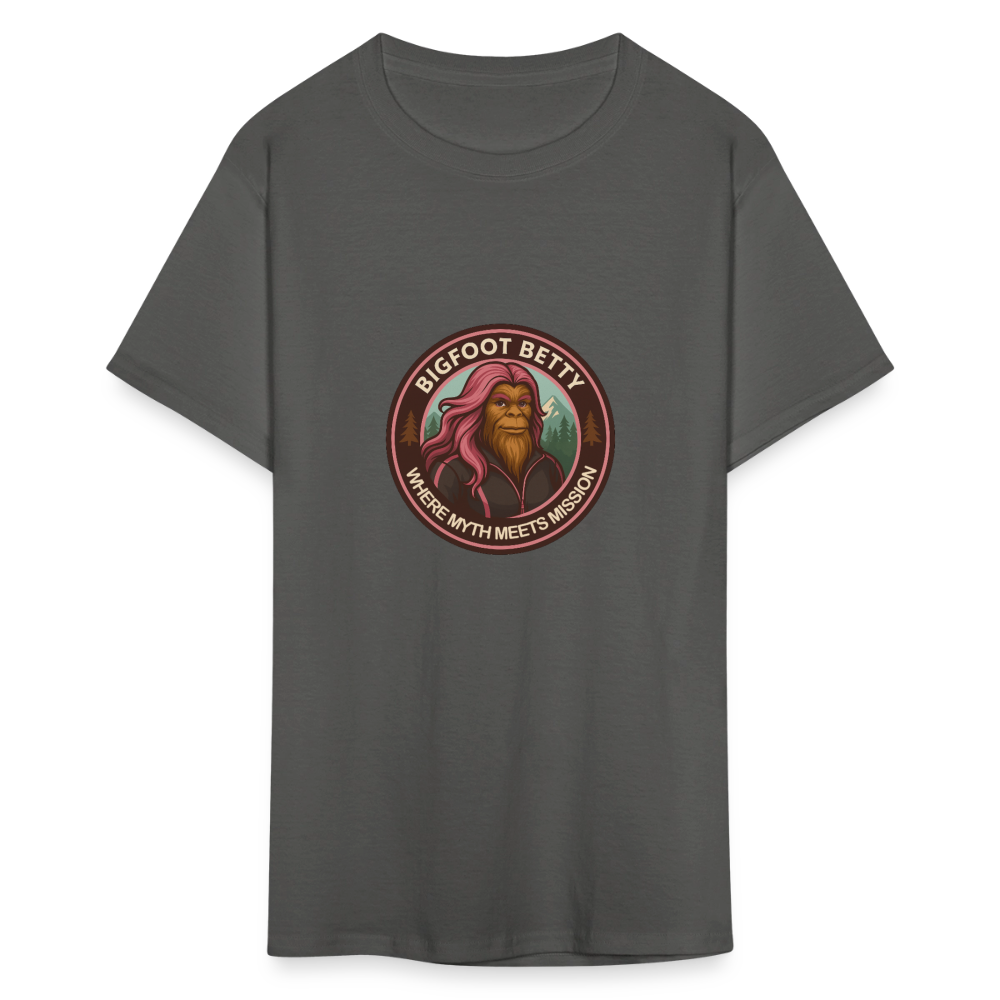 Unisex Classic T-Shirt - Where Myth Meets Mission (RETRO) - charcoal