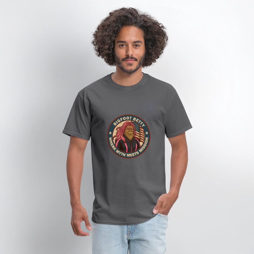 BFB July 4 - Badge Unisex Classic T-Shirt - charcoal