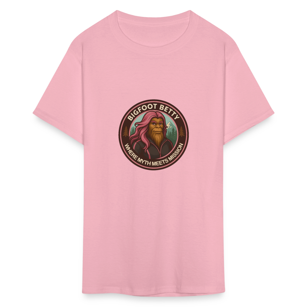 Unisex Classic T-Shirt - Where Myth Meets Mission (RETRO) - pink