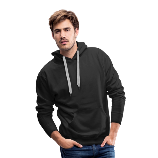 Men’s Premium Hoodie - Where Myth Meets Mission  (RETRO) - black