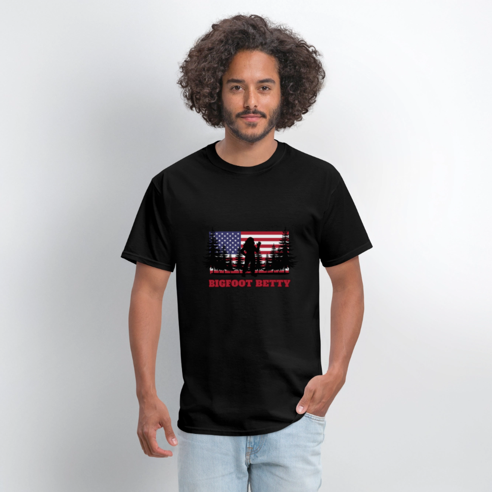 BFB July 4 - Forest Flag Unisex Classic T-Shirt - black