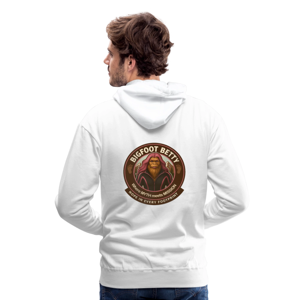 Men’s Premium Hoodie - I Believe In Her (F/B) (RETRO) - white