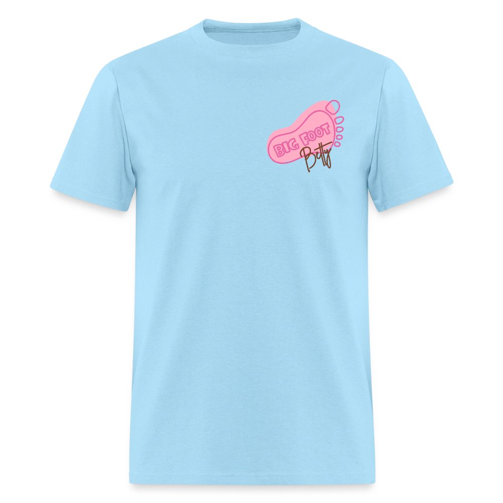 Unisex Classic T-Shirt - BFB FootPrint - powder blue