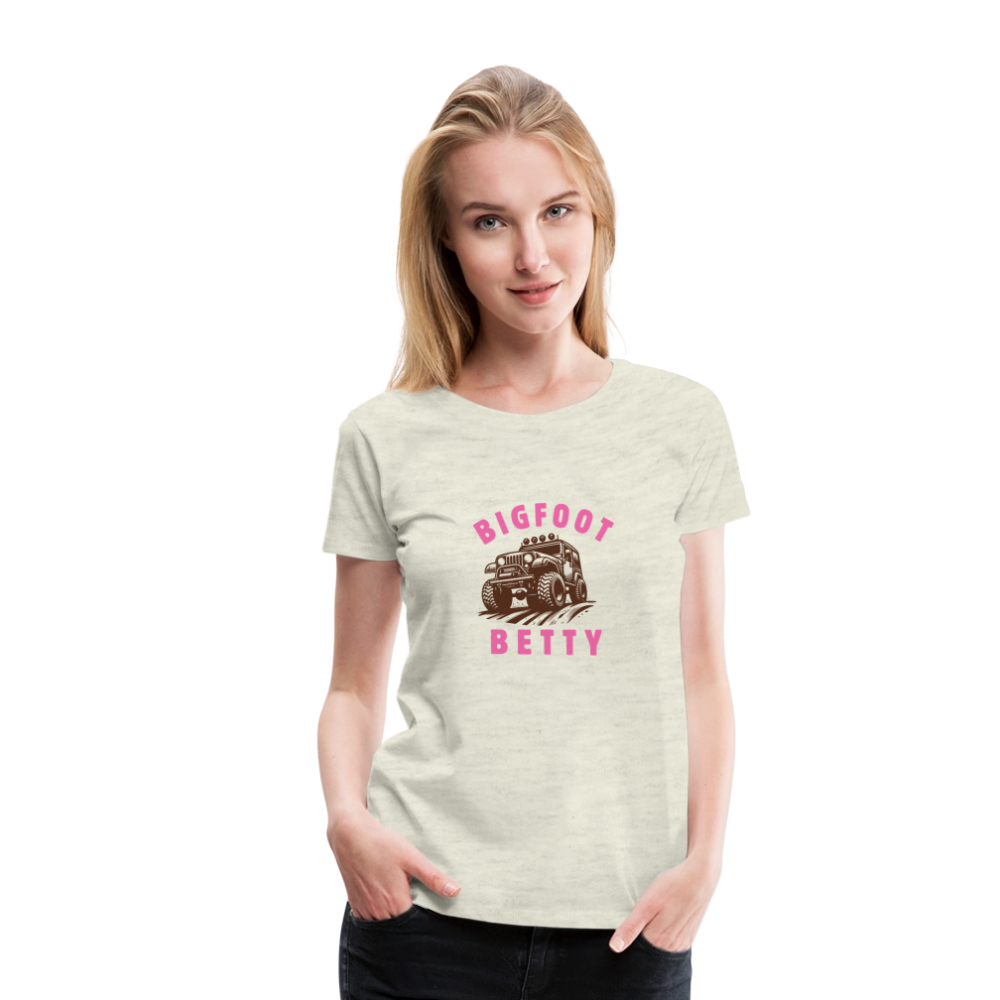 Women’s Premium T-Shirt - BFB Jeep - heather oatmeal