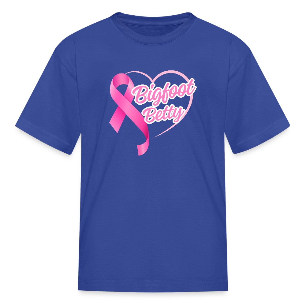 Kids' T-Shirt - BFB Pink Ribbon - royal blue