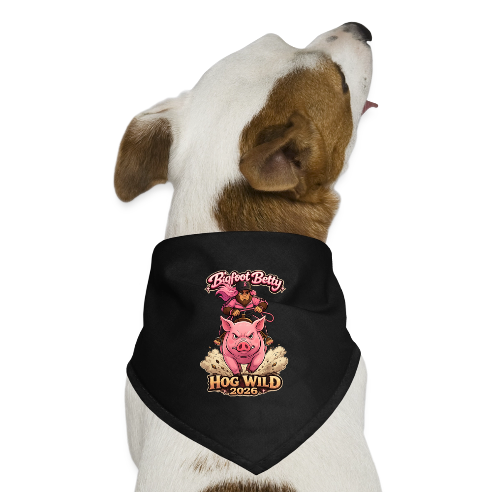 Dog Bandana - Hog Wild 2026 - black
