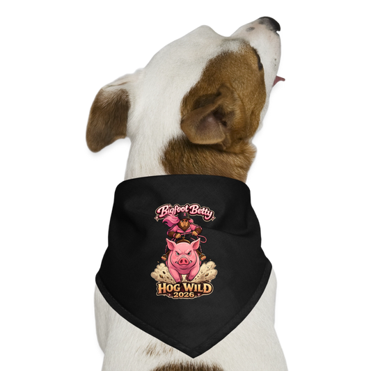 Dog Bandana - Hog Wild 2026 - black