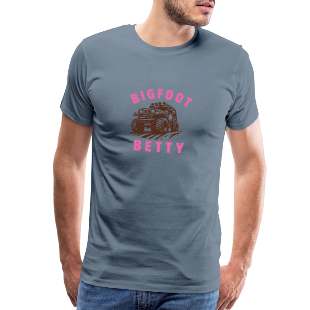 Men's Premium T-Shirt - BFB Jeep - steel blue