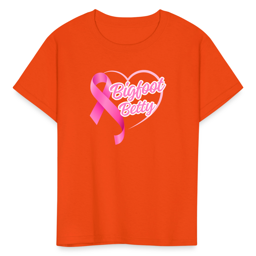 Kids' T-Shirt - BFB Pink Ribbon - orange