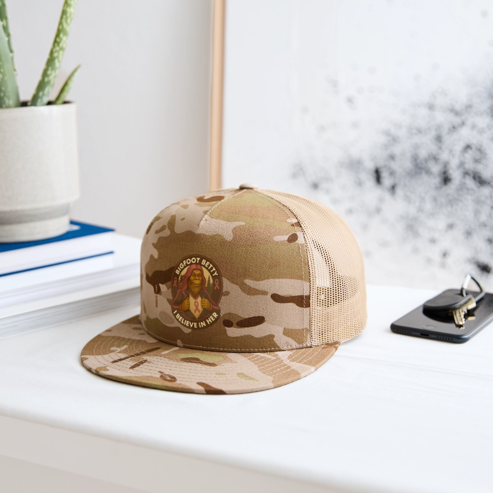 Trucker Hat - I Believe In Her (RETRO) - MultiCam\tan