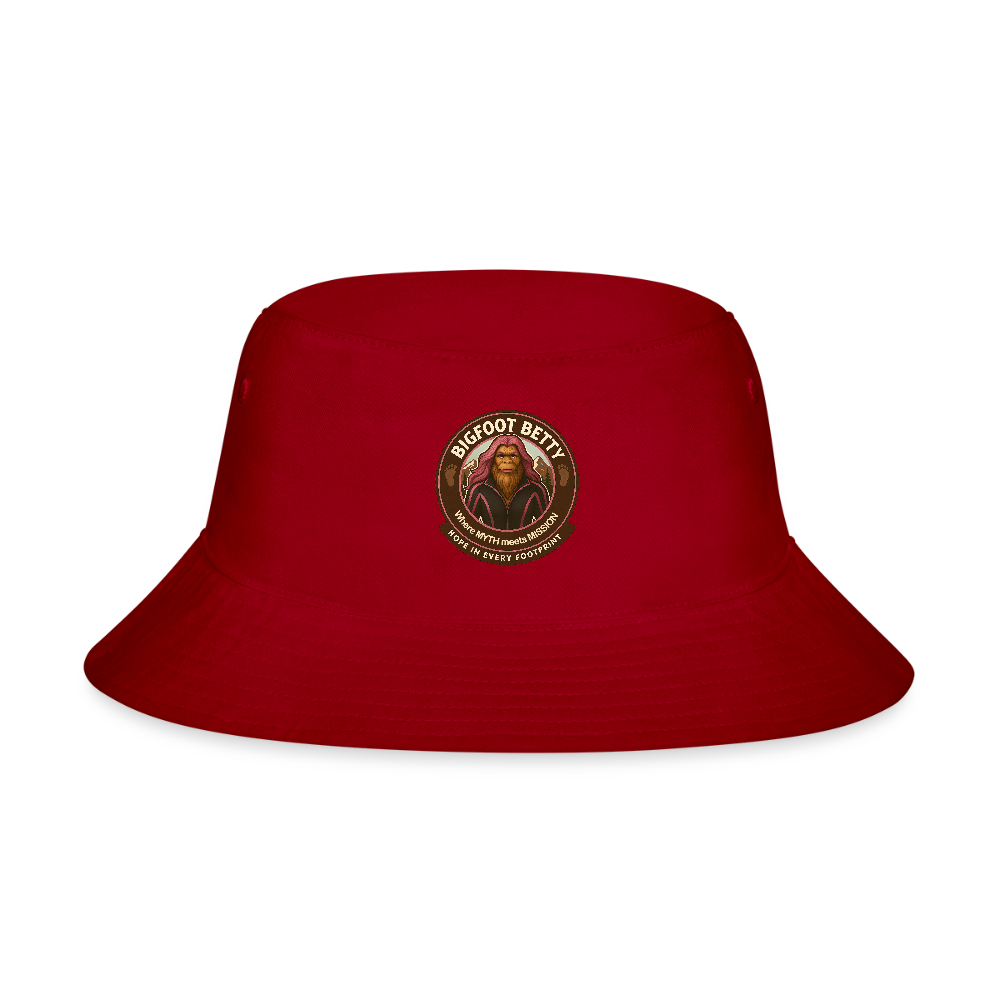 Bucket Hat - Hope in Every Footprint (RETRO) - red