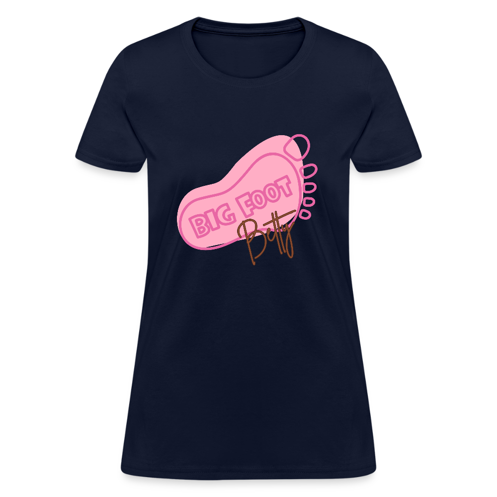 Women's T-Shirt - BFB FootPrint - navy