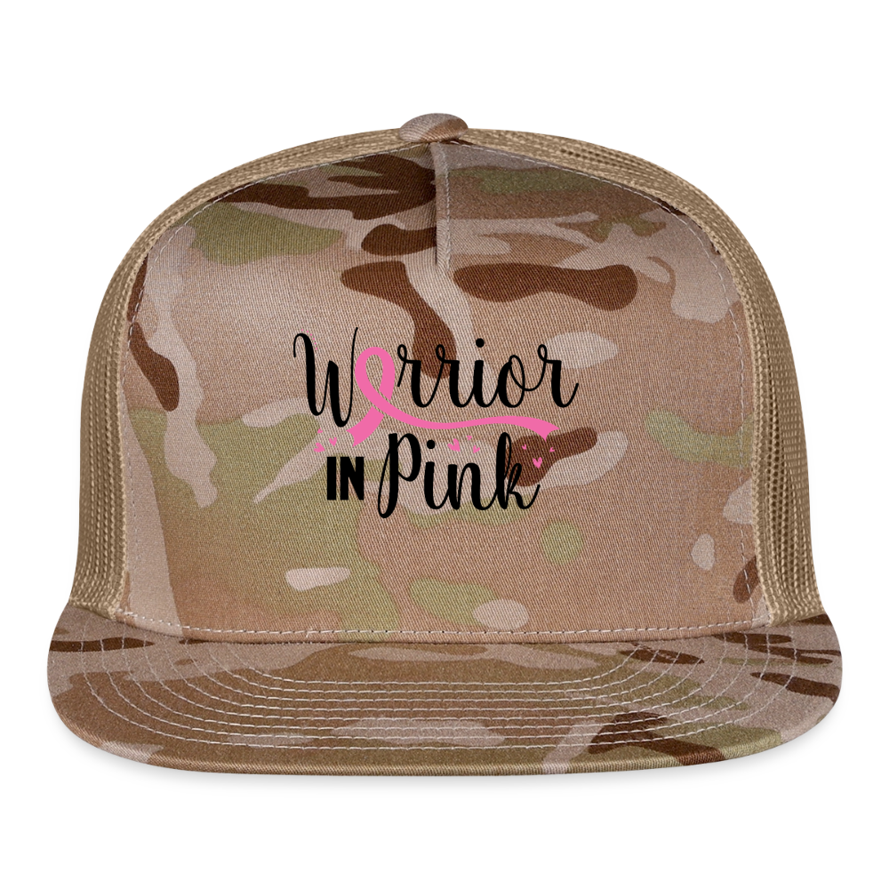 Warrior in Pink Trucker Hat - MultiCam\tan