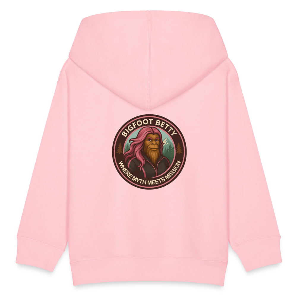 Kids' Hoodie - Where Myth Meets Mission (F/B) (RETRO) - pink