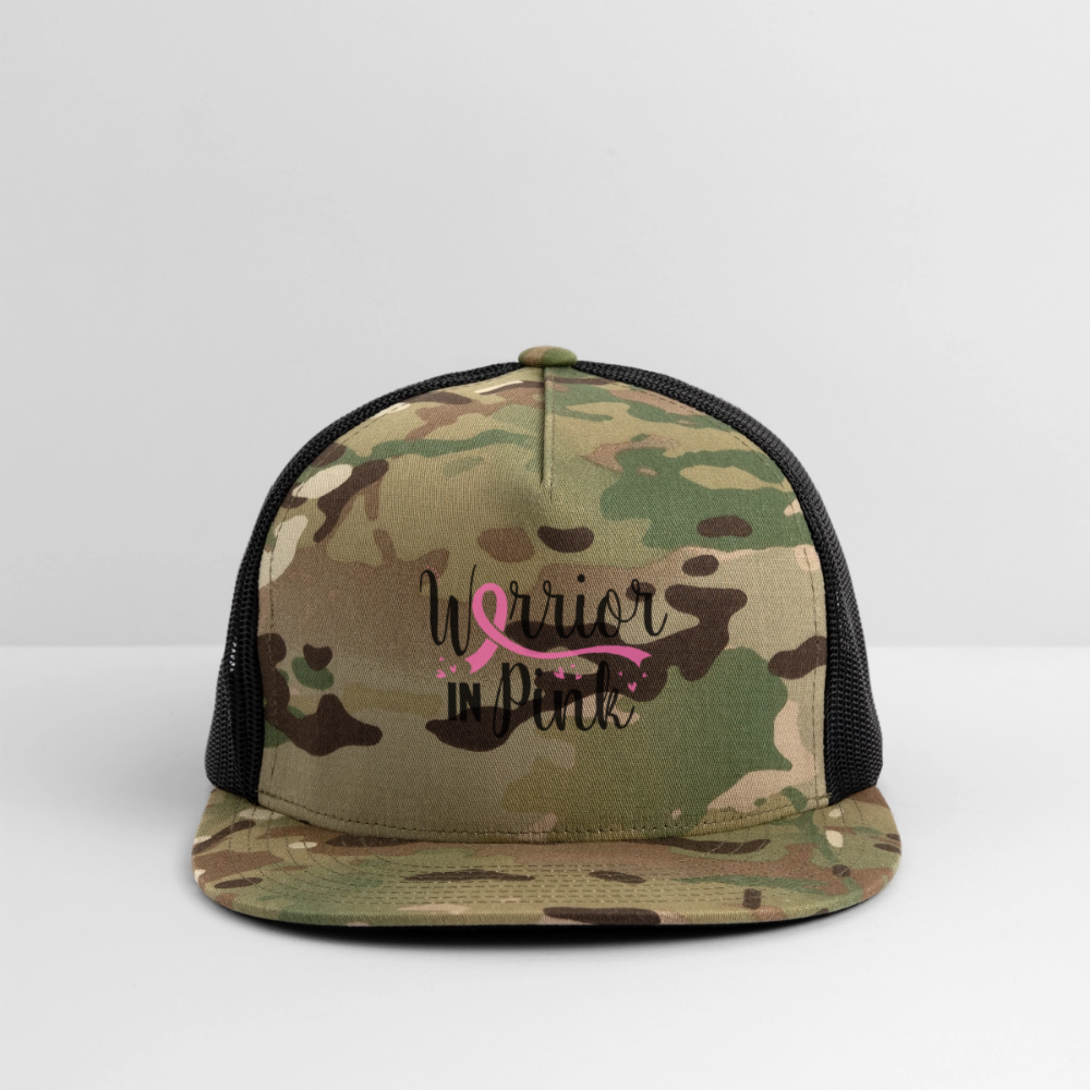 Warrior in Pink Trucker Hat - MultiCam\black
